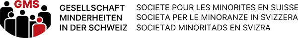 Logo mit Personensymbolen und Text: Gesellschaft Minderleiter in der Schweiz, Trägerschaft.